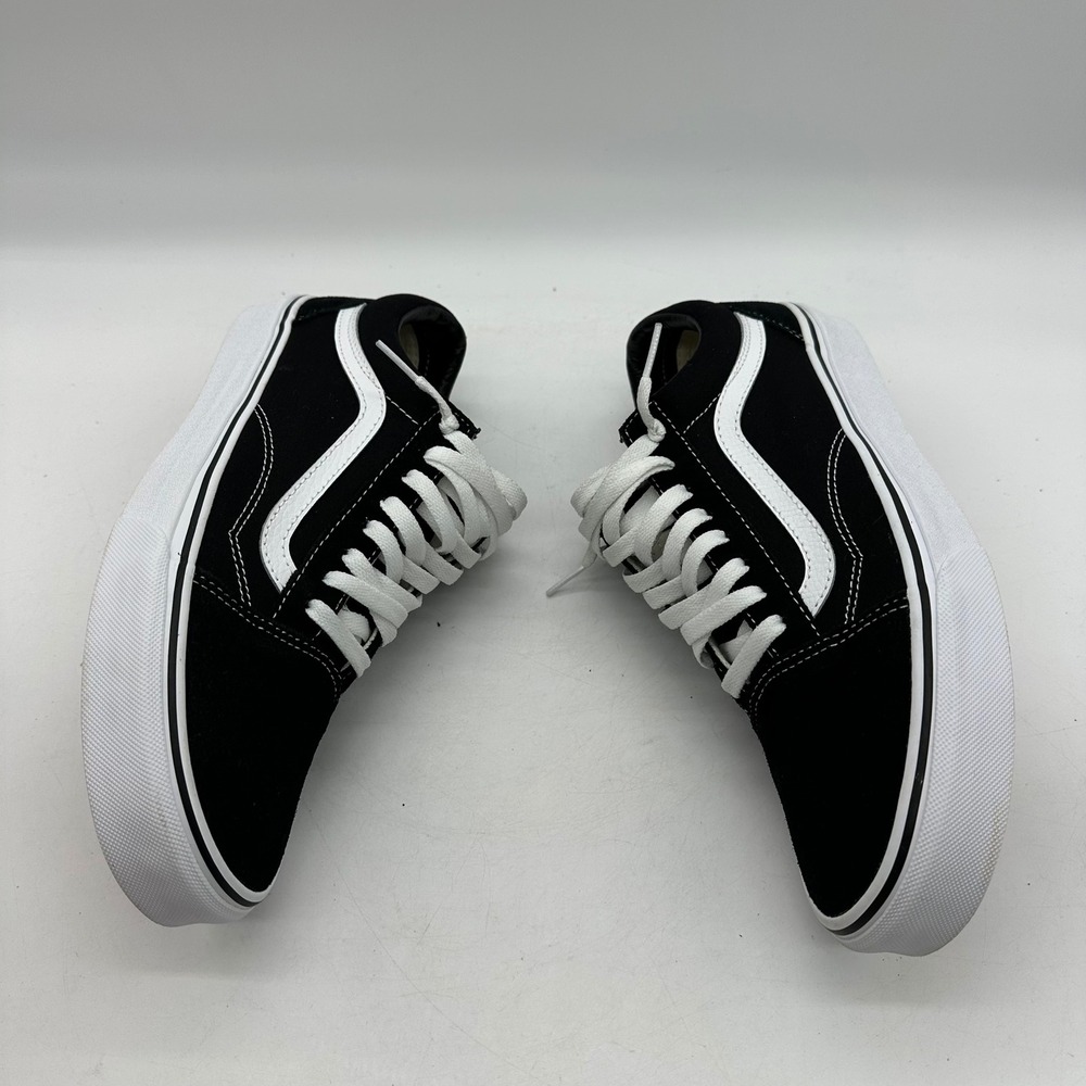 Vans 500714 VN000D3HY28 Mens 10 Black Old Skool Low Suede Canvas Skate Shoes - Picture 9 of 11